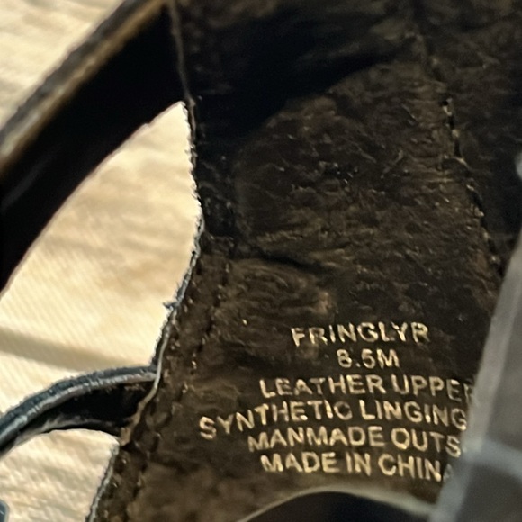 Steve Madden Black Suede Stilettos with 3 Tiers of Stone Covered Fringe 8.5 - Picture 9 of 10